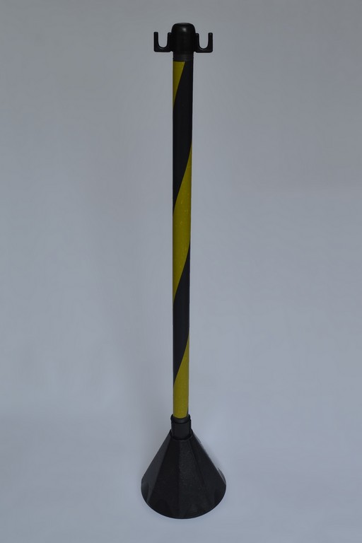 Pedestal 95cm - Preto com Amarelo