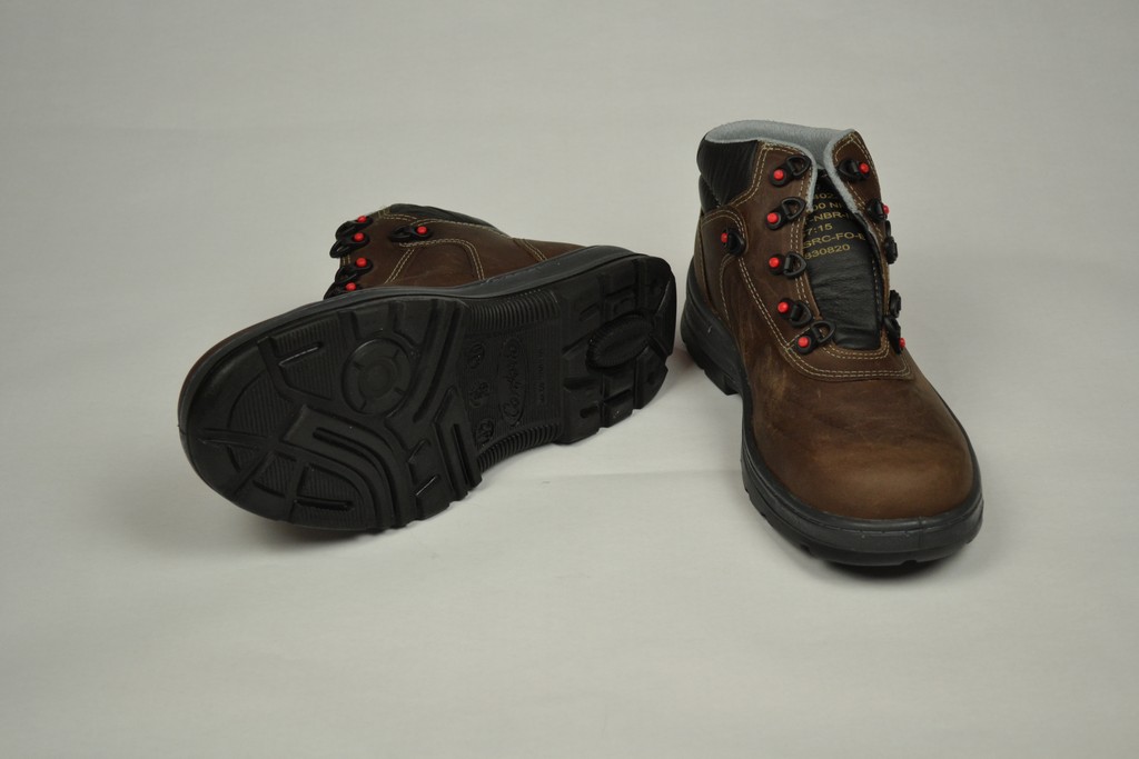 Botina Conforto Couro Graxo de Amarrar Marrom - Image 2